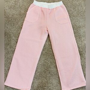 NEW never worn SZ XL Sunkissed Coconut Pink Striped womens sweatpants